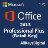Microsoft Office 2013 Professional Plus Retail License Key by AllKeysDigital