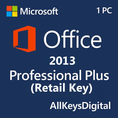 Microsoft Office 2013 Professional Plus Retail Key Microsoft Office 2013 Professional Plus Retail License Key by AllKeysDigital